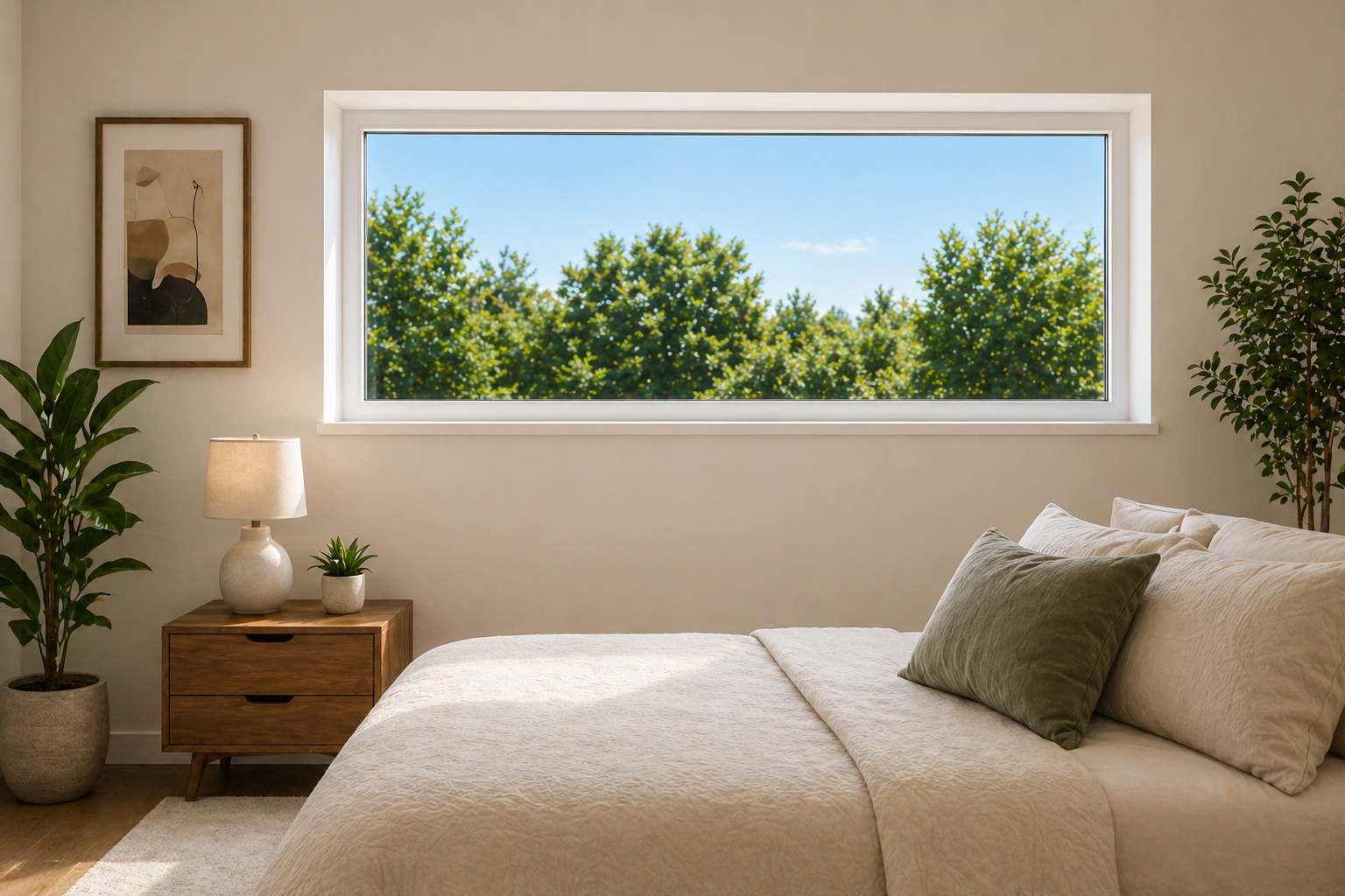 uPVC fixed windows in Coimbatore — non-opening design for maximum natural light and unobstructed views with excellent thermal performance